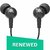 (Renewed) JBL C100SI in-Ear Headphones with Mic (Black)