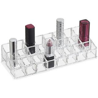 18 pcs Lipstick Holder Stand Shelf Vanity