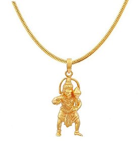 Bajrangbali pendant natural locket gold plated by Ceylonmine