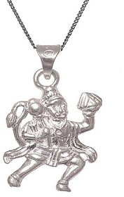 Hanuman ji pendant natural bajrangbali pendant  silver locket by Ceylonmine