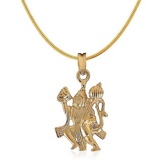                       Bajrangbali Gold Plated Locket By Ceylonmine                                              