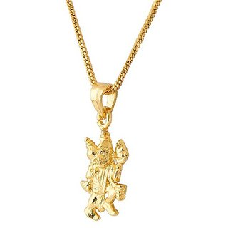                       Bajrangbali pendant natural locket gold plated by Ceylonmine                                              