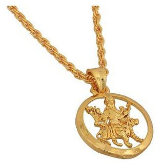                       Durga Mata Pendant Natural gold plated mata pendant by Ceylonmine                                              