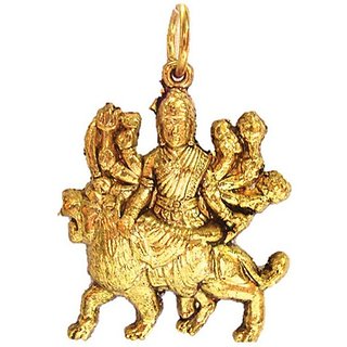                       Mata Pendant Durga Maa Pendant Gold Plated Locket For Unisex By Ceylonmine                                              