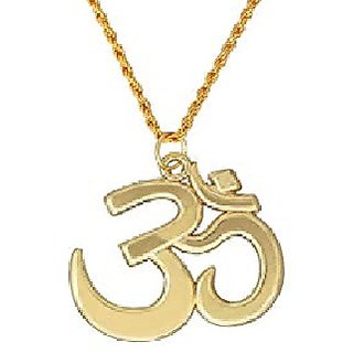                       Ceylonmine - Om Pendant gold plated pendant                                              