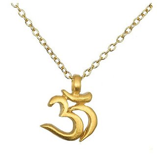                       Om Pendant ( shiv pendan ) gold plated by Ceylonmine                                              