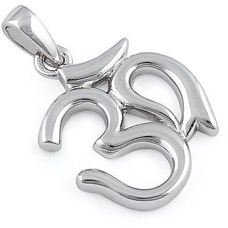                       Om Pendant Natural  Original silver pendant by Ceylonmine                                              
