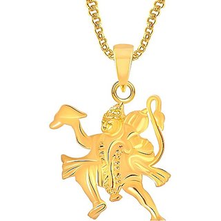 Gold bajrangbali locket shop