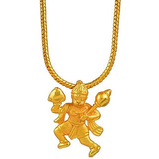                       Hanuman Ji Pendant Gold Plated Locket By Ceylonmine                                              
