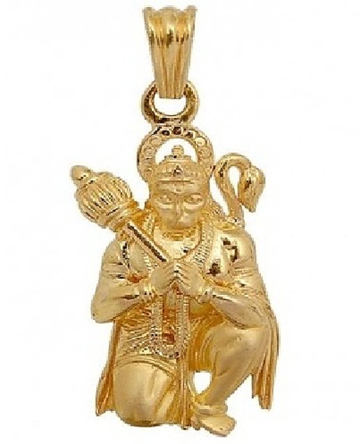 Hanuman on sale locket gold