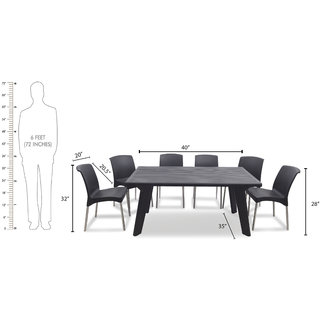 Supreme 6 seater dining table discount