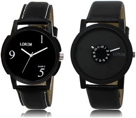 LOREM Analog  Black Dial Wrist watch For  Men-LK-06-25
