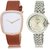 LOREM Analog  White&Silver Dial Wrist watch For  Couple-LK-40-227