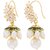 Voylla Pacchi Earrings With Pearl Drop For Women