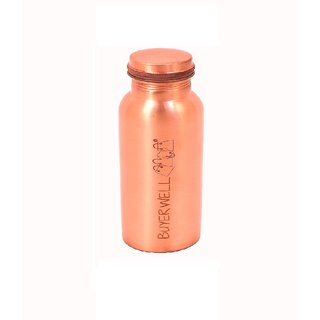                       Buyerwell Seamless Copper Bottle Matt Finish 500 ml Pack of 1, Health                                              