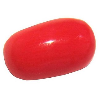                       Natural Red Coral Gemstone moonga / munga stone 7.25 ratti by Ceylonmine                                                 