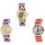 Neutron Contemporary Professional Elephant And Paris Eiffel Tower Analogue Multi Color Color Girls And Women Watch - G159-G164-G144 (Combo Of  3 )