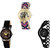 Neutron Modern Quartz Elephant, Geometric Design And Chain Analogue Multi Color And Black Color Girls And Women Watch - G311-G387-G68 (Combo Of  3 )