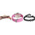Neutron Modern Unique Paris Eiffel Tower, Flower And Chain Analogue Multi Color, Pink And Black Color Girls And Women Watch - G310-G88-G68 (Combo Of  3 )