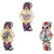 Neutron Brand New Valentine Butterfly, Elephant And Paris Eiffel Tower Analogue Multi Color Color Girls And Women Watch - G140-G311-G151 (Combo Of  3 )