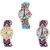 Neutron New Valentine Paris Eiffel Tower Analogue Multi Color Color Girls And Women Watch - G150-G318-G153 (Combo Of  3 )