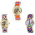 Neutron Modern Royal Elephant And Paris Eiffel Tower Analogue Multi Color Color Girls And Women Watch - G155-G159-G153 (Combo Of  3 )