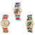 Neutron Latest Love Elephant Analogue Multi Color Color Girls And Women Watch - G154-G165-G157 (Combo Of  3 )