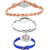Neutron Classical Casual Flower Dimond And World Cup Analogue Rose Gold, Silver And Blue Color Girls And Women Watch - G340-G406-G2 (Combo Of  3 )