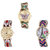 Neutron Modern Fashionable Butterfly And Paris Eiffel Tower Analogue Multi Color Color Girls And Women Watch - G133-G316-G153 (Combo Of  3 )