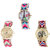 Neutron Latest Fancy Paris Eiffel Tower And Elephant Analogue Multi Color Color Girls And Women Watch - G143-G317-G158 (Combo Of  3 )