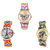 Neutron Contemporary Branded Butterfly, Paris Eiffel Tower And Elephant Analogue Multi Color Color Girls And Women Watch - G142-G144-G157 (Combo Of  3 )