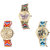 Neutron Contemporary Style Butterfly And Elephant Analogue Multi Color Color Girls And Women Watch - G132-G165-G160 (Combo Of  3 )
