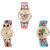 Neutron New Professional Butterfly And Elephant Analogue Multi Color Color Girls And Women Watch - G142-G316-G161 (Combo Of  3 )