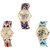 Neutron Contemporary Professional Butterfly And Elephant Analogue Multi Color Color Girls And Women Watch - G140-G316-G160 (Combo Of  3 )