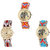 Neutron Latest Love Elephant Analogue Multi Color Color Girls And Women Watch - G155-G316-G161 (Combo Of  3 )
