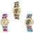 Neutron Treading Style Elephant Analogue Multi Color Color Girls And Women Watch - G157-G164-G161 (Combo Of  3 )