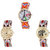 Neutron Contemporary Fancy Paris Eiffel Tower And Elephant Analogue Multi Color Color Girls And Women Watch - G144-G316-G162 (Combo Of  3 )