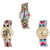 Neutron Treading Collection Paris Eiffel Tower And Elephant Analogue Multi Color Color Girls And Women Watch - G145-G162-G164 (Combo Of  3 )