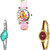 Neutron Classical Style Barbie Doll Analogue Pink, Silver And Gold Color Girls And Women Watch - G7-G406-G122 (Combo Of  3 )
