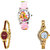 Neutron Classical Branded Barbie Doll And Chain Analogue Pink And Gold Color Girls And Women Watch - G7-G122-G115 (Combo Of  3 )