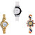 Neutron Latest High Quality Chain And Peacock Analogue White And Gold Color Girls And Women Watch - G11-G115-G118 (Combo Of  3 )