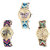 Neutron Brand New Fancy Butterfly And Elephant Analogue Multi Color Color Girls And Women Watch - G136-G311-G167 (Combo Of  3 )