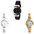Neutron Best Royal Chain Analogue Black, Silver And Gold Color Girls And Women Watch - G8-G70-G115 (Combo Of  3 )