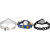 Neutron Modern Valentine Butterfly And Chain Analogue Silver, Blue And Black Color Girls And Women Watch - G299-G59-G68 (Combo Of  3 )