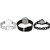 Neutron New Valentine Chain Analogue Silver And Black Color Girls And Women Watch - G303-G35-G68 (Combo Of  3 )
