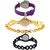 Neutron Brand New Valentine Fish Shape, Peacock And Chain Analogue Purple, Gold And Black Color Girls And Women Watch - G54-G117-G68 (Combo Of  3 )
