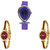 Neutron Modern Fashionable Fish Shape Analogue Purple And Gold Color Girls And Women Watch - G54-G122-G122 (Combo Of  3 )