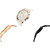 Neutron Contemporary 3D Design Chronograph, Paris Eiffel Tower And Chain Analogue White, Multi Color And Black Color Girls And Women Watch - G309-G254-G68 (Combo Of  3 )