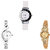 Neutron Latest Model Chain Analogue White, Silver And Gold Color Girls And Women Watch - G11-G70-G265 (Combo Of  3 )