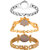 Neutron Best Branded Chain And Peacock Analogue Silver And Gold Color Girls And Women Watch - G70-G119-G125 (Combo Of  3 )